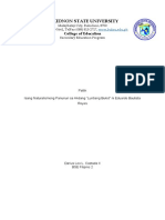 Sample NG Panunuring Pampanitkan