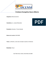 Universidad Cristiana Evangélica Nuevo Milenio: Asignatura: Macroeconomía