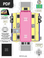 28mm Trailer Park Paper Vehicle Miniature