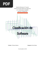 Clasificación de Software, Algoritmo, Lenguaje de Programación y Programas