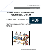 Administracion de Operaciones I Resumen