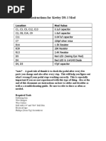 Mod Keeley DS-1 Instructions