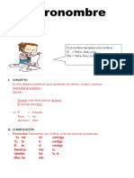 Encuentro 5° Ejercicios Sust, Pronombres