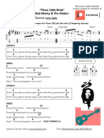 Three Little Birds - Ukulele Songsheet