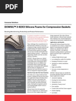 DOWSIL™ 3-82XX Silicone Foams For Compression Gaskets: Consumer Solutions