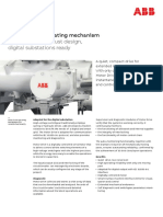 Motor Drive Operating Mechanism: Innovative and Robust Design, Digital Substations Ready