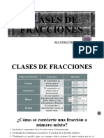 Clases de Fracciones