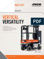 Aichi Vertical Lift Mast Spec Sheet