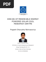 Design of Renewable Energy Powered Solar Cool Research Center