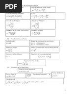 Formulario de Geometría Analítica