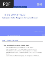 Is Oil Downstream: Hydrocarbon Product Management: Introduction/Overview