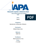 Tarea 6 de Introduccion A La Educacion A Distancia