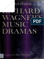 Carl Dahlhaus - Richard Wagner's Music Dramas-Cambridge University Press (1992)