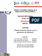 3.4 Diseño de Levas Planas Con La Aplicación de Software