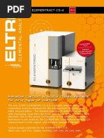 Elementrac CS-D: Reliable Carbon & Sulfur Measurement For Any Type of Sample