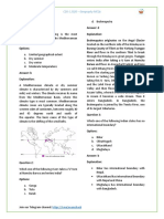 Cds-1 2020 - Geography Mcqs