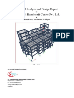 Jawalakhel Handicraft Center Pvt. LTD.: Structural Analysis and Design Report