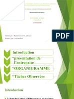 Présentation de Stage