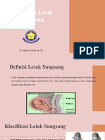 Persalinan Letak Sungsang