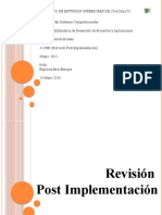 PIR (Revisión Post Implementación)