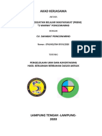 MoU PKBM 5 WARNA Vs CV SAHABAT PONCOWARNO - UMKM