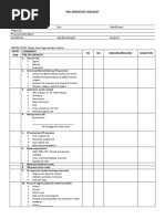 Preop Checklist