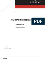 Veritas Netbackup 6.0: Commands