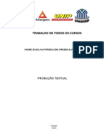 A Criação de Um Projeto de Intervenção (Em Uma Comunidade) Interdisciplinar