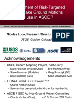 Development of Risk Trageted Ground Motions Asce7