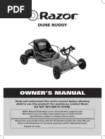 Owner'S Manual: Dune Buggy