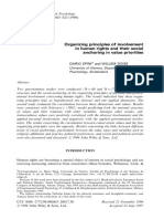 Spini Doise. Organizing Principles of Involvement in Human Rights and Their Social Anchoring in Value Priorities.1998