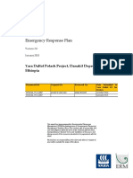 Emergency Response Plan: Yara Dallol Potash Project, Danakil Depression, Ethiopia