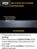 Prepare Food by Sugar Concentration