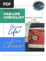 Van Life Checklist