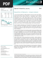 Acquisition of Genzyme - Merger Analysis