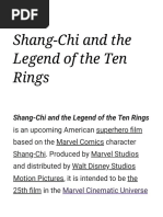 Shang-Chi and The Legend of The Ten Rings - Wikipedia