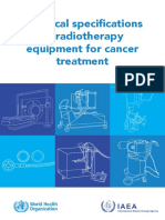 Technical Specifications of Radiotherapy Equipment For Cancer Treatment