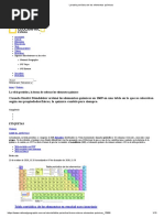 La Tabla Periódica de Los Elementos Químicos