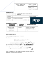 Laboratorio Sobre Descomposicion de Vectores