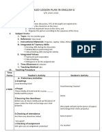 Detailed Lesson Plan in English 6:: Story Book