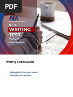 IELTS Writing Task 2 - Conclusion