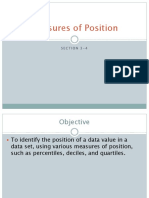 Measures of Position: Section 3-4