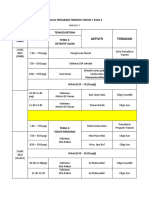 JADUAL PROGRAM TRANSISI TAHUN 1 FASA 3 (m7)