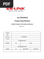 BL-R7601MU6 Product Specification