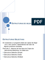 Estructuras de Programación Seleccion Múltiple Anidada