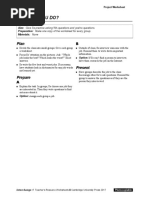 Extra Material For Students Book Interchange 5th Level 1 Unit 2 - Project