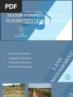 Major Components of A Watershed Management: Land Management Water Management Biomass Management