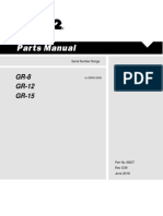 GR-8 GR-12 GR-15: Serial Number Range