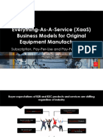 Everything-As-A-Service (XaaS) For Original Equipment Manufacturers