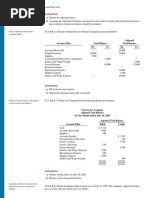 Instructions: Derive Adjusting Entries From Worksheet Data